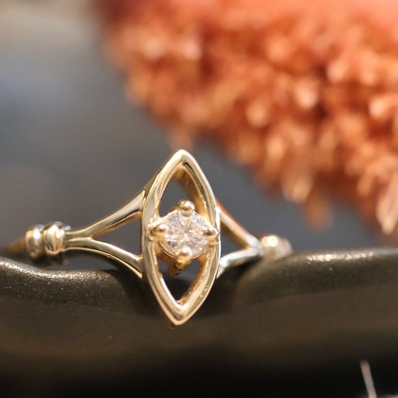"Settling Stars" | The truth will find you | Vintage Inspired Diamond Ring - Picture 7 of 14